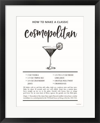 Framed Cosmopolitan Print