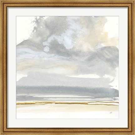 Framed Cumulus Gray I Print