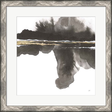 Framed Mountain Reflection Print