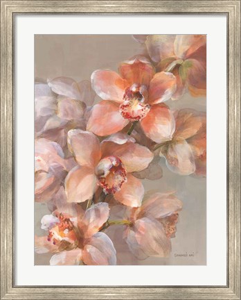 Framed Delicate Orchid I Print
