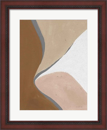 Framed Neutral Abstract III Print