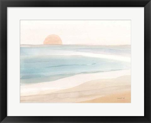 Framed Pastel Sea Print