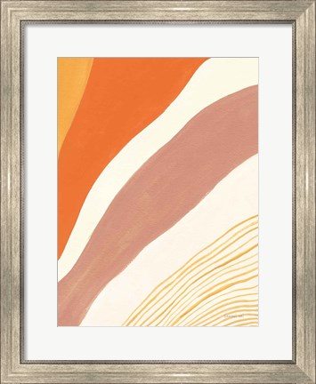 Framed Retro Abstract IV Bright Print