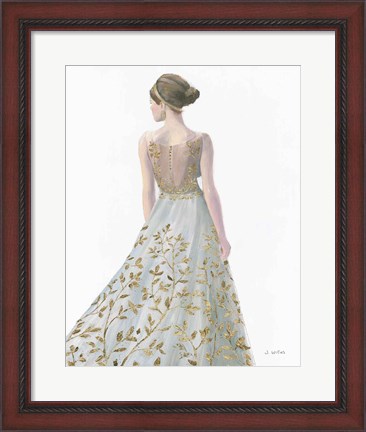 Framed Beautiful Lady II Dress Print