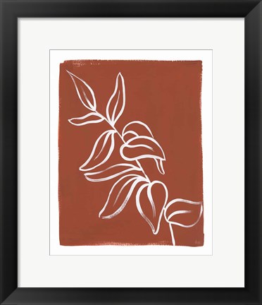 Framed Porch Plant II Print