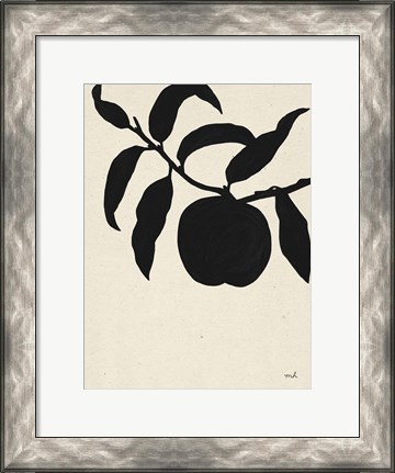 Framed Peach II Print
