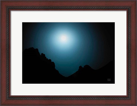 Framed Blue Moon Desert Print