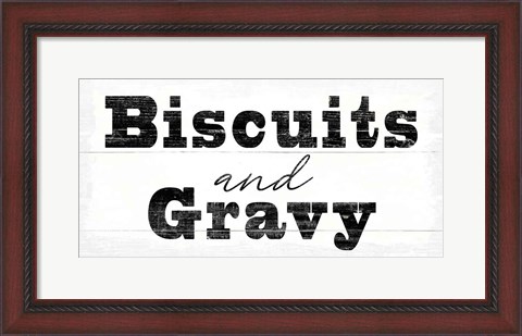 Framed Biscuits and Gravy Print