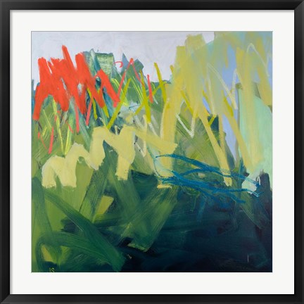 Framed Forces of Nature: Green Print