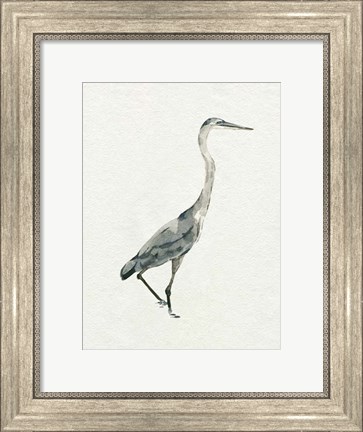 Framed Saltwater Herons I Print
