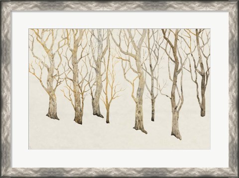 Framed Bare Trees II Print