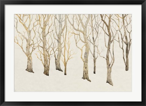 Framed Bare Trees II Print