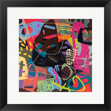 Framed Conversations In The Abstract No. 111 Print