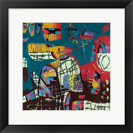 Framed Conversations In The Abstract No. 114 Print