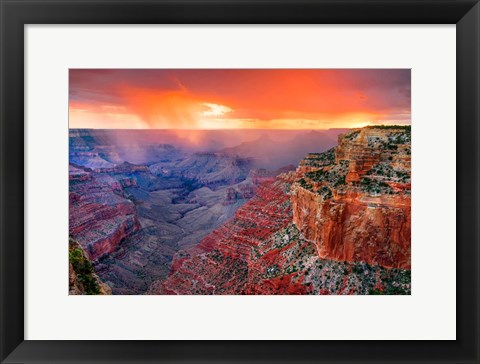Framed Monsoon Sunset Print