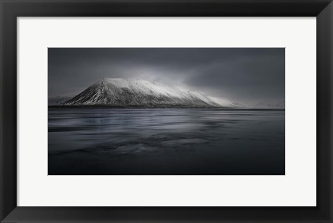 Framed Last Light Iceland Print