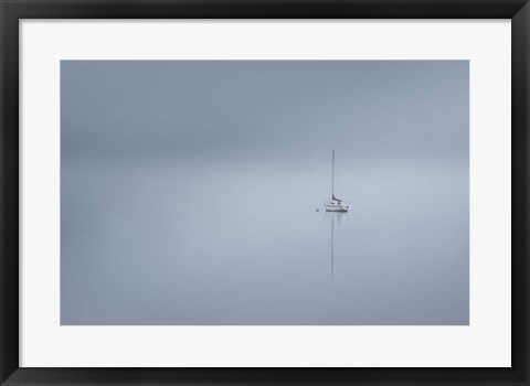 Framed Lonesome Boatman Print