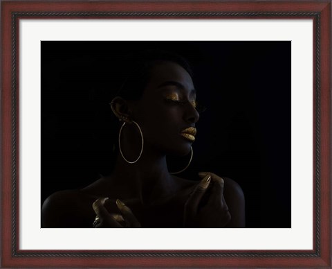 Framed Gold Touches 1 Print