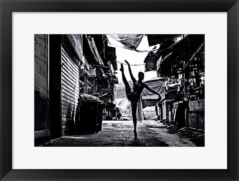 Framed Street Dancer Print