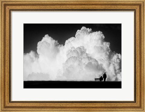 Framed Waiting for the Storm Print
