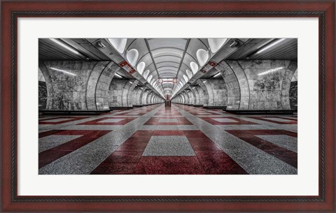 Framed Prague Metro Print