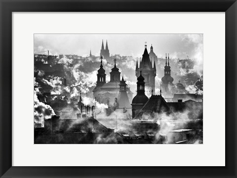 Framed Prague Towers Print