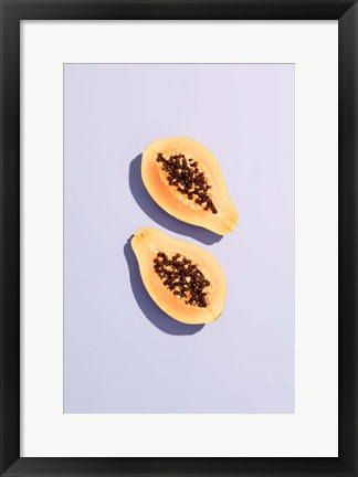 Framed Papaya 1 Print