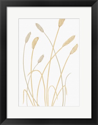 Framed Bunny Grass 1 Print