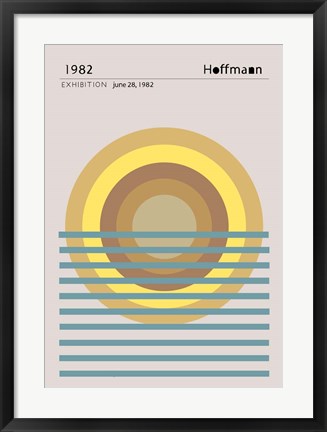 Framed 1982 Hoffman Print
