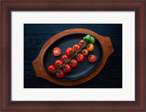 Framed Colourful Tomatoes Print