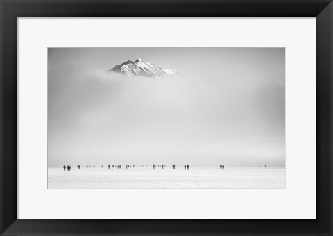 Framed Under the Mountain Print