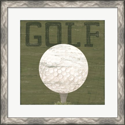Framed Golf Days XI-Golf Print