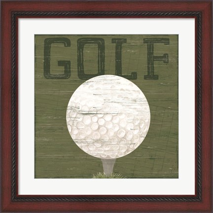 Framed Golf Days XI-Golf Print