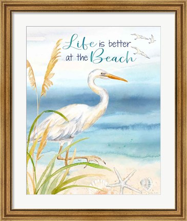 Framed By the Seashore VI Print