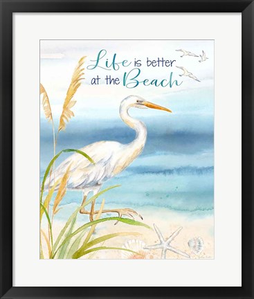 Framed By the Seashore VI Print