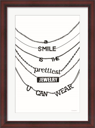 Framed Smile is the Prettiest Print