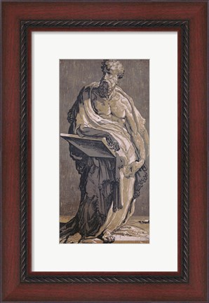 Framed Hectus with Tablet Print