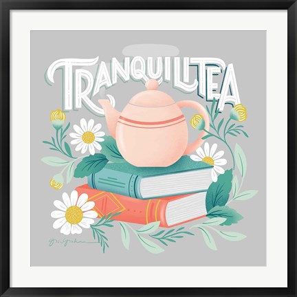 Framed Tea Time I Print