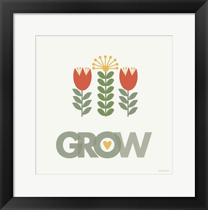 Framed Grow Print