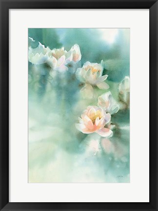 Framed Water Lily I Print