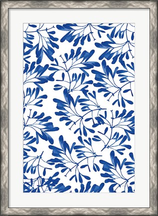 Framed Modern Leaves II Print