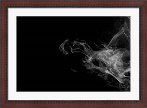 Framed Smoke I Print