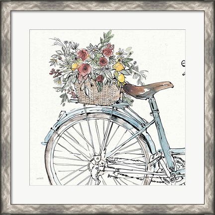 Framed Farmhouse Flea Market Bike II Print