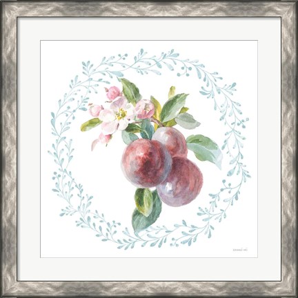 Framed Blooming Orchard V Print