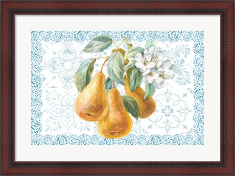 Framed Blooming Orchard I Print