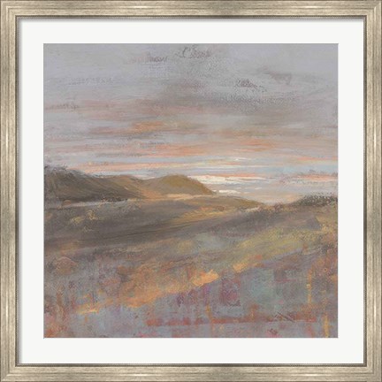 Framed Dawn on the Hills Light Print