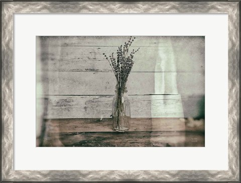 Framed Cottage Lavender I Print
