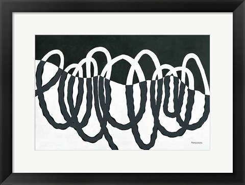 Framed Loops III Dark Print