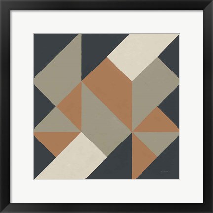 Framed Triangles I Highland Print