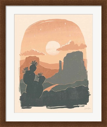 Framed Desert I Print